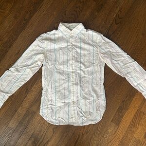 J Crew  Broken-in Organic Cotton Oxford Slim Untucked Size Small